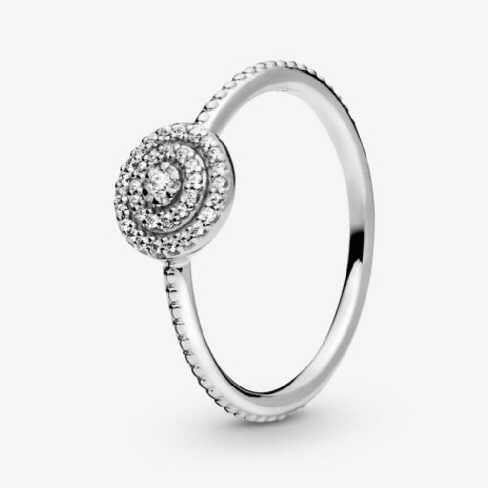 Pandora Elegant Sparkle Ring - size 7